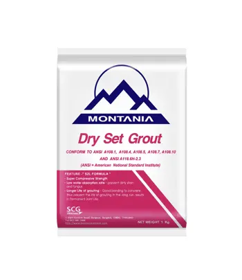 Dry Set Grout Montania